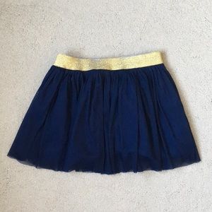 Girls Halabaloo Navy Tulle Skirt 4